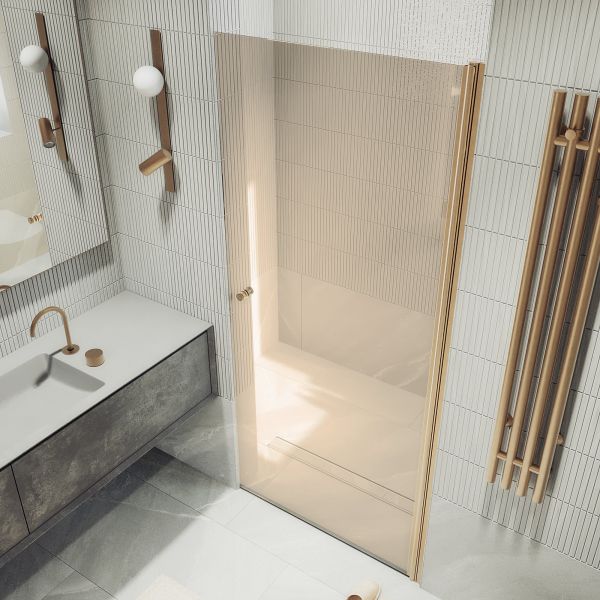 Душевая дверь MaybahGlass MGD-804-2 80см бронза