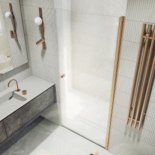 Душевая дверь MaybahGlass MGD-808-2 80см бронза