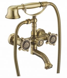 Смеситель  Zorg Antic  A 2001W-BR  для ванны и душа