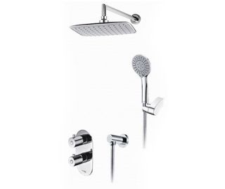 Wasserkraft А16031 Thermo Встраиваемый комплект для душа с верхней душевой насадкой и лейкой
