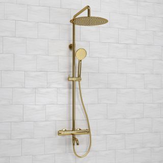 Душевой комплект WasserKRAFT A188.263.207.PG Thermo золото