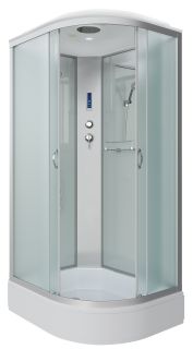 Душевая кабина Niagara NG-33084-14LP 100x80см серебро/матовое