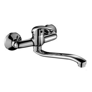 Смеситель для кухонной мойки Rossinka A35-24 Хром