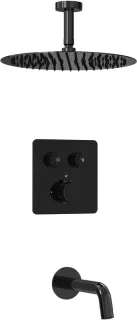 Душевой комплект Milleau Tissage TERMO 2SBIT/324.2-GB черный