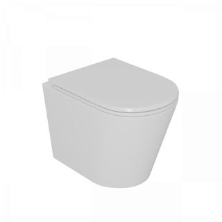 Комплект DQ Унитаз подвесной безободковый (торнадо) DT1026516, Инсталляция DI8050127, Клавиша смыва DB1529001 хром (DS1021614)