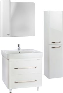 Пенал Bellezza Олимпия 35см правый белый 00000007282