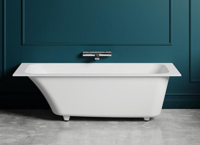 Ванна из искусственного камня Salini Orlanda Kit S-Sense 102115M 160x70см белый матовый