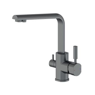 Смеситель для кухни Wonzon & Woghand WW-88458003-BGM с подключением фильтра тёмный графит