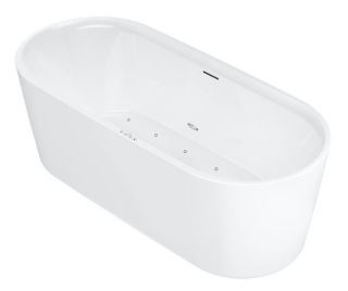 Акриловая ванна Riho Modesty Glossy Sparkle System B090002005 170x76см с аэромассажем белый