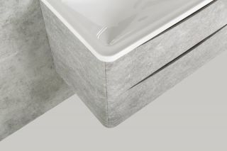 Тумба под раковину BelBagno подвесная 100x50см Cemento Verona Grigio ACQUA-1000-2C-SO-CVG