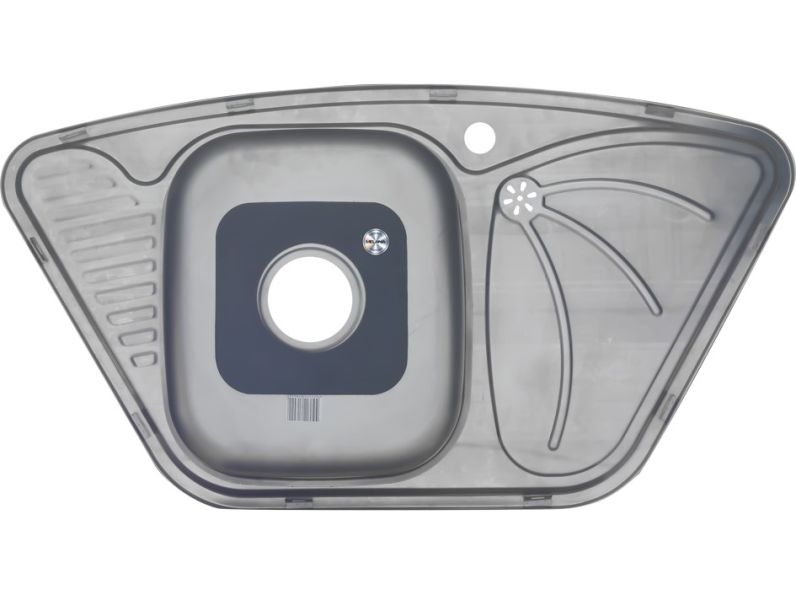 Мойка 9550А Melana 0,8/180 хром с сифоном (222 A t *7)