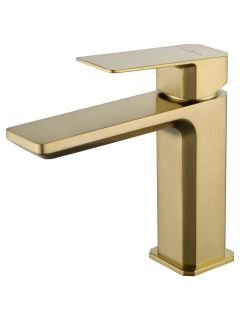 Смеситель для раковины Wonzon & Woghand Diamond WW-88139011-BG брашированное золото
