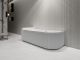 Акриловая ванна ABBER AB9412-1.5 L левая 150x75см белый