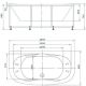 Акриловая ванна АКВАТЕК Мелисса 180x95 см без гидромассажа