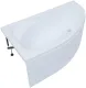 Акриловая ванна Aquanet Mia 246817 140x80 см левая с каркасом
