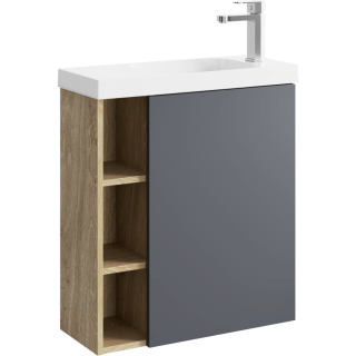 Подвесная тумба под раковину Aqwella Alba ALB0106RDD+ALB0706GRМ 60 см