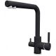 Смеситель для кухни Florentina Альдо с подключением под фильтр антрацит