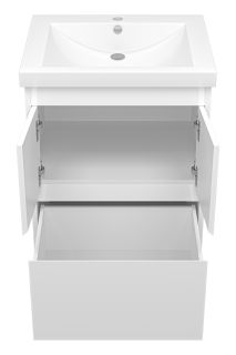 Напольная тумба под раковину Misty Алиса 58см белый