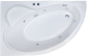 Гидромассажная ванна Royal Bath Alpine Standart 160x100см левая белый RB819101ST-L