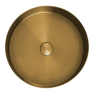 Раковина AltroBagno Luna 001001 OrSp из нержавеющей стали золото матовое