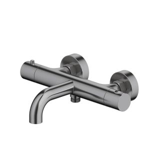 Смеситель для ванны Aquatek Европа AQ1343BGM с термостатом оружейная сталь