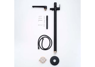 Смеситель для ванны Aquatek Ника AQ1845MB черный