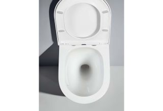 Унитаз Aquatek Либерти AQ1999T-00 подвесной цвет Белый с сиденьем Микролифт