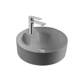 Раковина накладная Aquatek Европа AQ5212-MG 40 см серый матовый