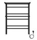 Электрический полотенцесушитель Aquatek Альфа AQ EL RRP0770BL П7 50x70см чёрный муар