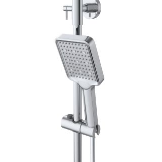 Душевая стойка со смесителем и изливом BelBagno ARDENTE-VSCM-CRM