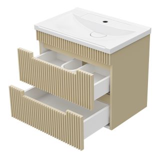 Подвесная тумба под раковину Brevita Ariana ARI-01060-03062Я 60см капучино