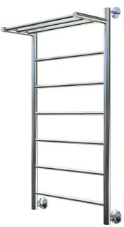 Водяной полотенцесушитель Тругор Аспект НП 1 П с полкой 100x50см хром Аспект1/нп10050П