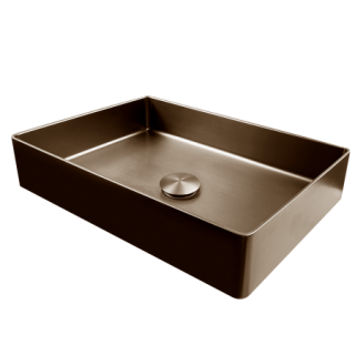 Раковина AltroBagno Astro 001020 BrAn из нержавеющей стали бронза состаренная