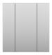 Зеркальный шкаф Misty Аура 75см белый
