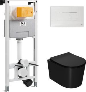 Комплект унитаза с инсталляцией Point Веста 879235pKA01+PN41701BM с сиденьем Микролифт