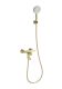 Смеситель для ванны с душем Wonzon & Woghand Click WW-FE05L221-BG брашированное золото