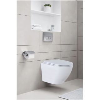 Сет AZARIO Grado AZ-8010-1000+AZ-0046N инсталляция+унитаз со крытым сливом с сиденьем микролифт БЕЗ КЛАВИШИ