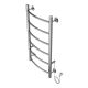 Полотенцесушитель электрический AZARIO VERONA AZ04848 400/800 6 секций, диммер справа, хром