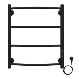 Полотенцесушитель электрический AZARIO VERONA AZ04856B 500/600 4 секции, диммер справа