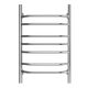 Полотенцесушитель водяной AZARIO RAVENNA  AZ07158 500/800 7 секций, нижнее/диагональное подключение, 1/2, хром