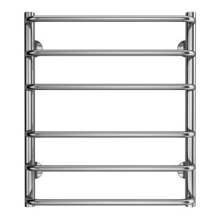 Полотенцесушитель водяной AZARIO FERRARA AZ09156 500/600 6 секций, нижнее/диагональное подключение, 1/2, хром