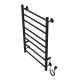 Полотенцесушитель электрический AZARIO PARMA AZ10858B 500/800 8 секций, тен справа, черный