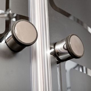 Душевая кабина Deto BМ4510 N с гидромассажем BLACK 100х100х208 см