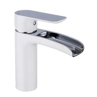 Смеситель для раковины Gappo G1048-8 белый/хром