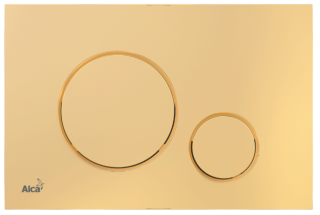 Кнопка управления AlcaPlast золотая M675