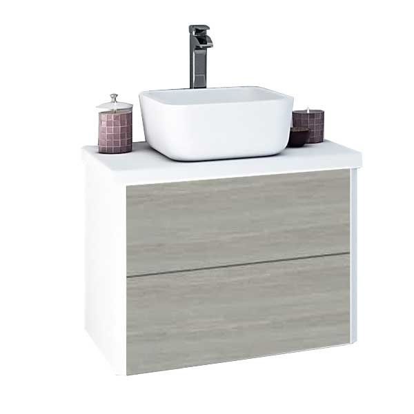 Тумба под раковину Акватон Брук 60см дуб латте 1A201901BCDL0