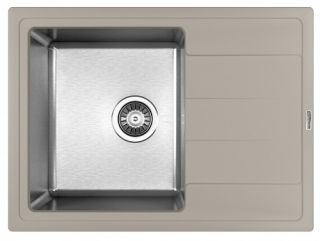 Кухонная мойка Florentina Комби 650 грей