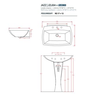 Раковина ArtCeram JAZZ JZL003 01 50/JZ16Cbi/nero*1 черная 70 см