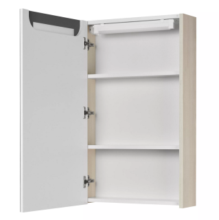 Зеркальный шкаф Акватон Верди 50см белый/ясень фабрик 1A195802VDAV0