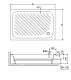 Поддон для душа RGW B/CL-S 900x1000x270